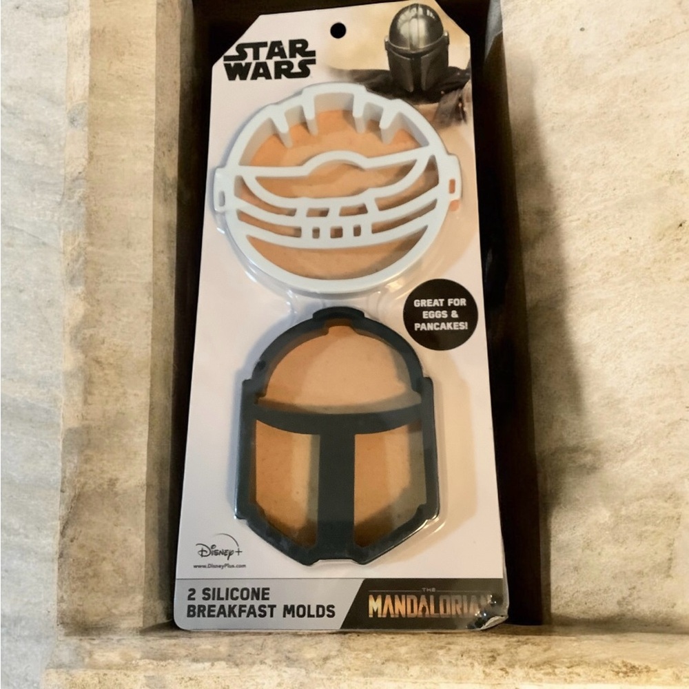 Disney Star Wars The Mandalorian Silicone Breakfast Molds For Eggs And Pancakes